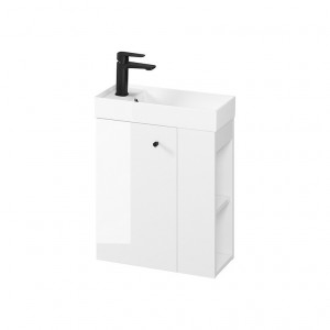 Dulap suspendat pentru lavoar Cersanit Larga, 50 x 22 cm alb - Img 6