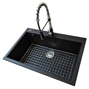 GRATAR PROTECTIE Fund Chiuveta granit / compozit / inox compatibil cu modelul Cube ON8410 si alte chiuvete - Img 6