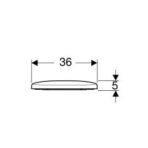 Pachet 3 in 1 Vas wc suspendat Rimfree cu capac cu inchidere lenta si bideu suspendat Geberit Selnova Oval - Img 9