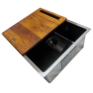 Tocator lemn CookingAid TASCA PREMIUM esenta tare – IROKO - Img 8