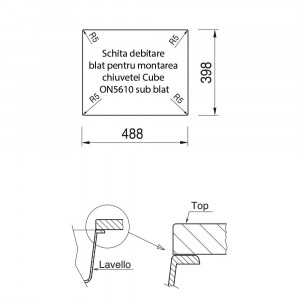 Chiuveta bucatarie granit CookingAid Cube ON5610 Alba / Polar White + accesorii montaj - Img 17