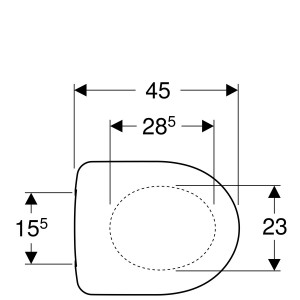 Pachet 3 in 1 Vas wc suspendat Rimfree cu capac cu inchidere lenta si bideu suspendat Geberit Selnova Oval - Img 10
