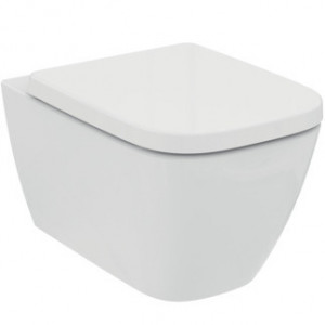 Prepack Geberit Delta rezervor incastrat cu clapeta Delta20 crom lucios si vas wc suspendat Rimless iLife B Ideal Standard cu capac soft close - Img 13
