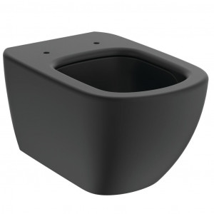 Vas wc suspendat Aquablade cu capac soft close si bideu Tesi Ideal Standard, negru mat - Img 4