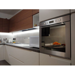 Chiuveta bucatarie granit dubla cu 2 cuve CookingAid Cube ON8620 Alba / Polar White + accesorii montaj - Img 12