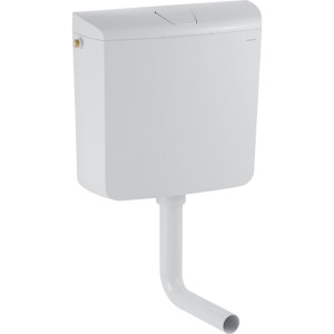 Rezervor aparent semiinaltime Geberit AP110, spalare start-stop, alb alpin - Img 1