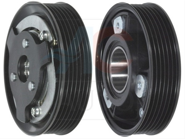 Set fulie si ambreiaj compresor AC SANDEN PXE14, PXE16 6pk 113mm