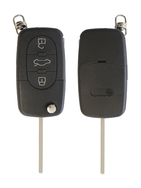 CARCASA CHEIE CONTACT PENTRU AUDI A3 / A6 / A8, 3 BUTOANE, CU CHEIE