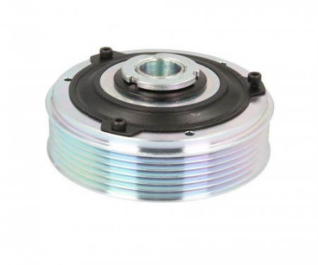Set fulie si ambreiaj compresor A/C SANDEN PXE14 PXE16 / DENSO 7SEU17C / ZEXEL DCS17 - 6PK 110mm AUDI SEAT SKODA VOLKSWAGEN