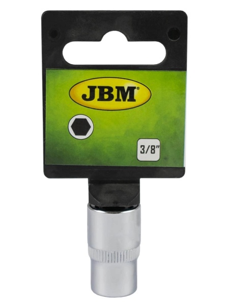 TUBULARA HEXAGONALA CROMATA 3/8` 18 MM JBM