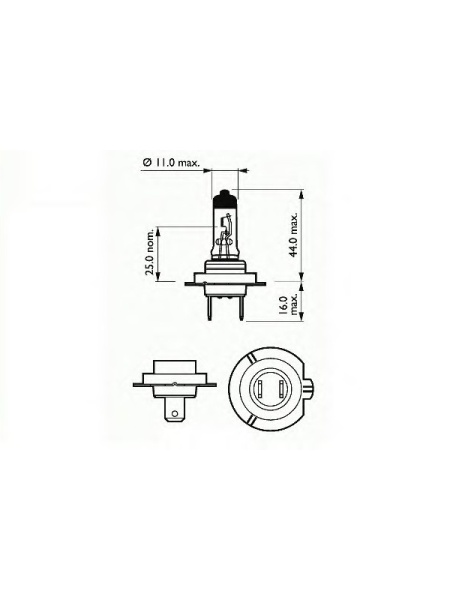 BEC FAR H7 12V 55W PX26D BASIC SCT