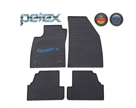Set 4 covorase cauciuc Opel Mokka 2012-prezent Petex.