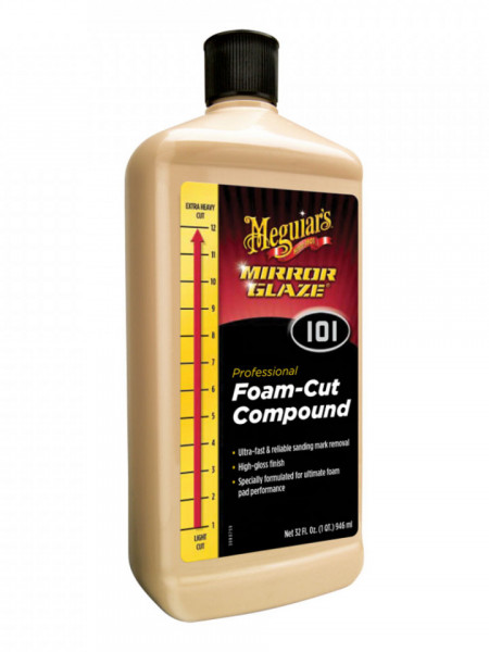POLISH ABRAZIV UTILIZARE CU BURETE,0.945 L,FOAM-CUT COMPOUND - EU - MEGUIARS.