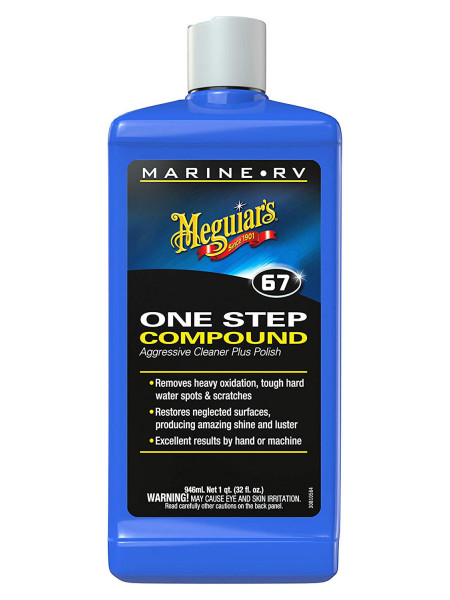 Solutie polish ambarcatiuni si rulote MEGUIARS Marine/RV One Step Compound 946ml M6732.