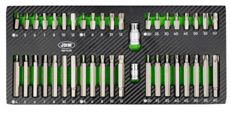 SET DE 42 IMBUSURI HEXAGONALE. 12 VARFURI ?I TORX-URI