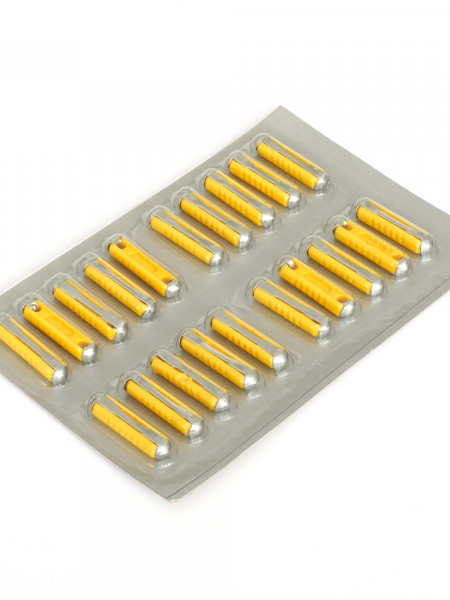 BLISTER SIGURANTE FUZIBILE CILINDRICE 16A GALBENE SET 20 BUC