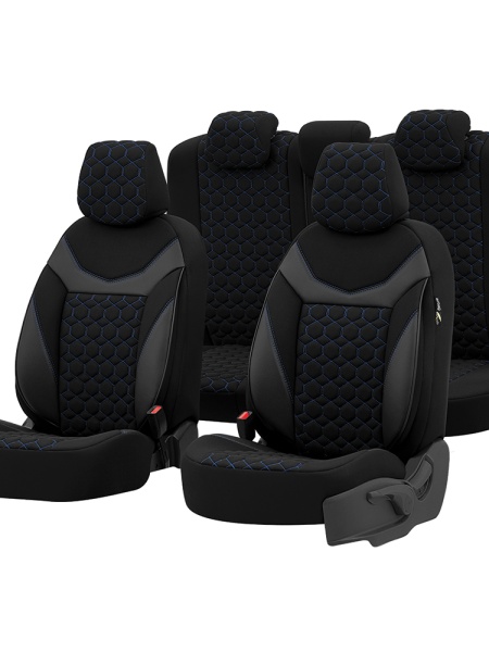 SET HUSE SCAUN SAPPHIRE ALBASTRU