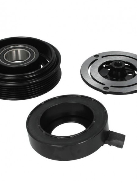 Set bobina, fulie si ambreiaj compresor A/C DELPHI CVC 6PK 125mm - Nissan, Renault