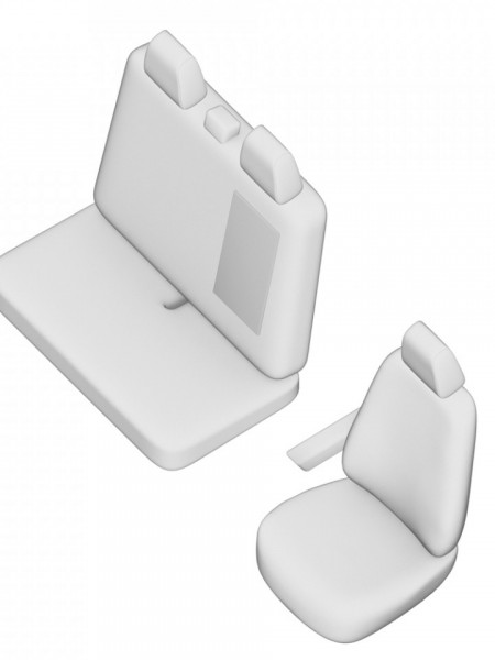 SET HUSE SCAUN UMBRELLA PENTRU VW CRAFTER (2+1) 2006-2015