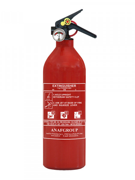STINGATOR REINCARCABIL 1KG CU MANOMETRU TIP ABC