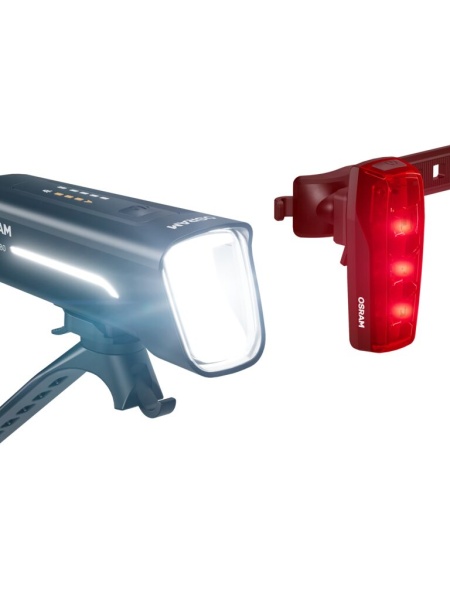 SET FAR SI STOP CU LED PT BICICLETA 80LX OSRAM