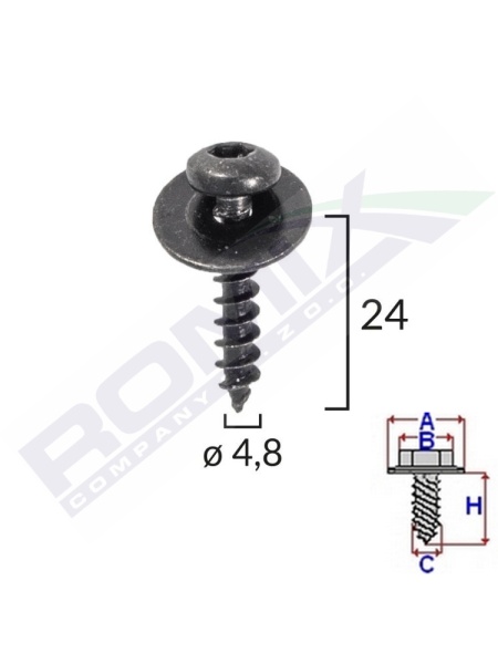 SURUB CAPAC MOTOR PENTRU RENAULT SET 10 BUC