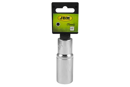 TUBULARA CROMATA BIHEXAGONALA LUNGA - XZN 1/2` 14 MM JBM