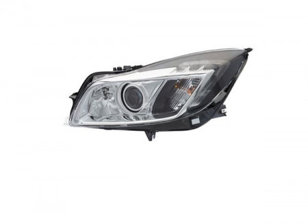 Far DRP bi-xenon OPEL INSIGNIA A D1S/H11, cu lumina pt curbe, reglaj electric, producator HELLA
