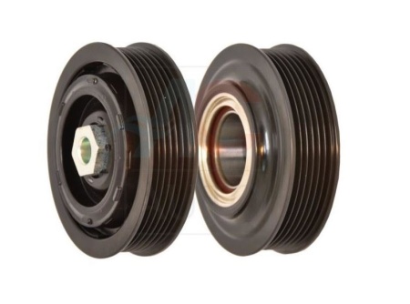 Set fulie si ambreiaj compresor A/C DENSO 6SEU14C 6PK 105mm AUDI A4, A5, A6, A8, Q5