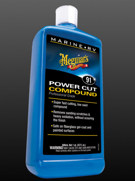 Solutie ambarcatiuni si rulote MEGUIARS Marine/RV Professional Grade Power Cut Compound 946ml M9132