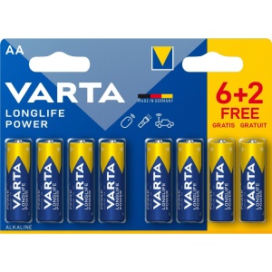 Baterie Varta LongLife Power AA - LR6 2V (Alcalina) 8 buc