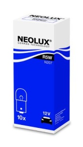 Bec Neolux R5W 12V 5W BA15s Set 10 buc