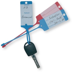 Breloc cu eticheta pentru Chei, culoare Verde *Set 100 buc*