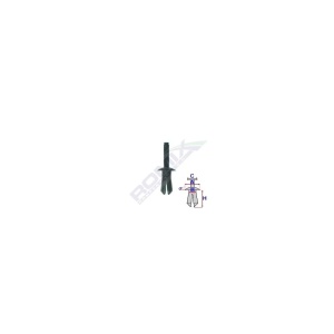 CLIPS FIXARE RENAULT DACIA MERCEDES - NEGRU SET 10 BUC - Img 2