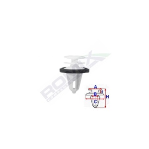 CLIPS TAPITERIE PENTRU FORD 9.6X21.9MM ALB - SET 10 BUC - Img 2