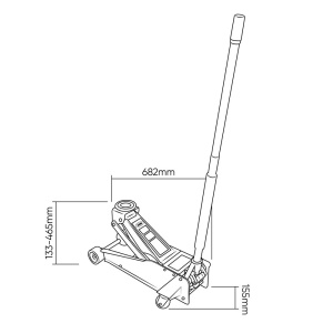 CRIC HIDRAULIC TIP CROCODIL 3T - SISTEM DE DEPLASARE RAPIDA - Img 6