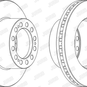 Disc frana spate stg/dr Jurid