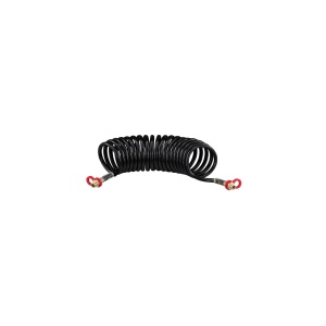 Furtun spirala Negru 58,00 × 11,50 × 11,50 cm