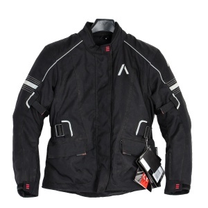 Geaca pt protectie ADRENALINE ADR VENT neagra cu alb si rosu fara cocoasa
