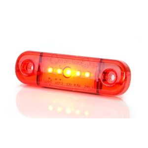 LAMPA GABARIT LED 712 W97.2, 12V-24V, POZITIE ROSU WAS - Img 4