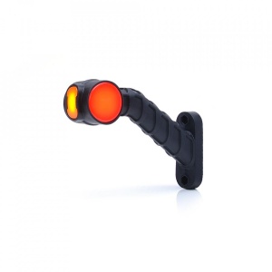 LAMPA GABARIT LED CU BRAT 1093L W148.1, 12V-24V, POZITIE ALB / ROSU / PORTOCALIU STANGA WAS - Img 2