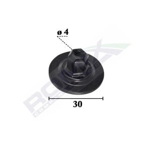 PIULITA FIXARE ELEMENTE CAPOTA PENTRU GRUP VAG 4X30MM NEGRU - SET 10 BUC - Img 2