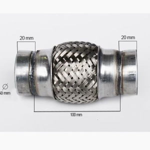 RACORD FLEXIBIL INNER & OUTER BRAID 50x100 MM