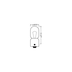 SET 2 BECURI 12V T4W ORIGINAL BLISTER OSRAM