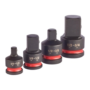 Set 4 adaptoare Milwaukee HEX SHOCKWAVE