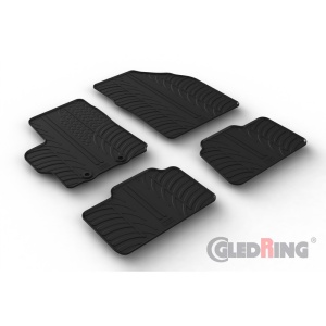 Set 4 Covorase Cauciuc TOYOTA AYGO X/CROSS HB FL 02.2023->/rubb