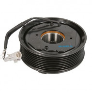 Set bobina, fulie si ambreiaj compresor A/C DENSO 7SEU17C 7SBU17C 8pk 110mm BMW - Img 3