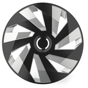 SET CAPACE ROTI 15` VECTOR RC SILVER&BLACK - Img 2