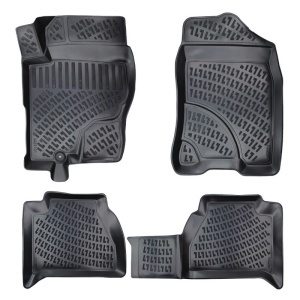 Set Covorase Auto Cauciuc UMBRELLA Dedicate NISSAN NAVARA D40 2005-2013 - Img 2