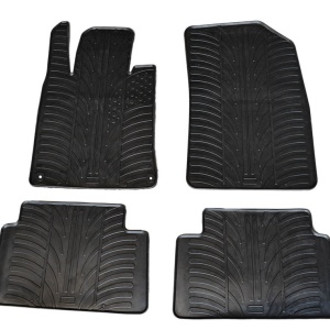 Set Covorase auto din Cauciuc Peugeot 508 2011-12.2018, Negru, Gledring, 4 buc. (GL0156)